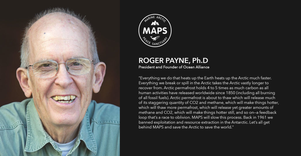 Parvati MAPS Marine Arctic Peace Sanctuary Roger Payne testimonial 2020